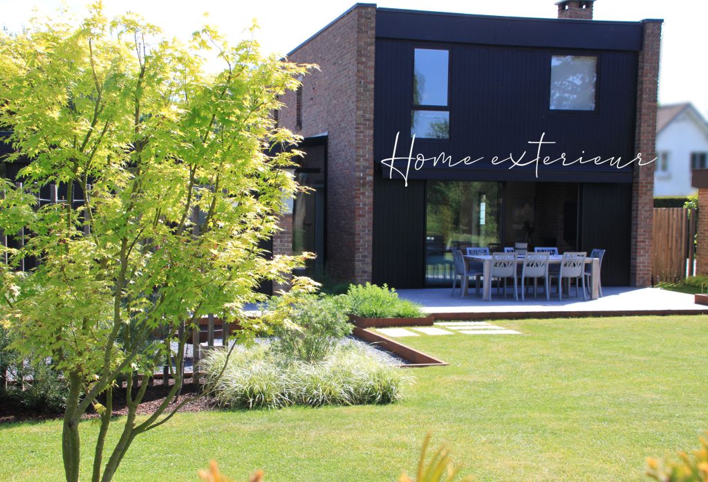 Création d’un jardin contemporain avec acier corten à Villeneuve d’Ascq