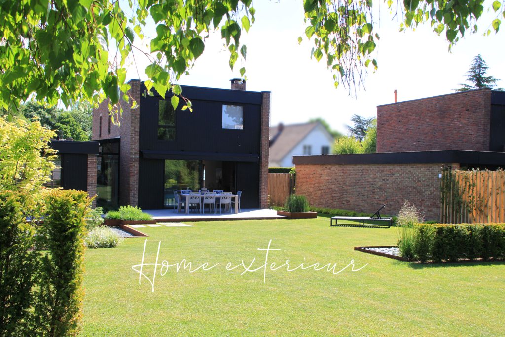 Création d’un jardin contemporain avec acier corten à Villeneuve d’Ascq