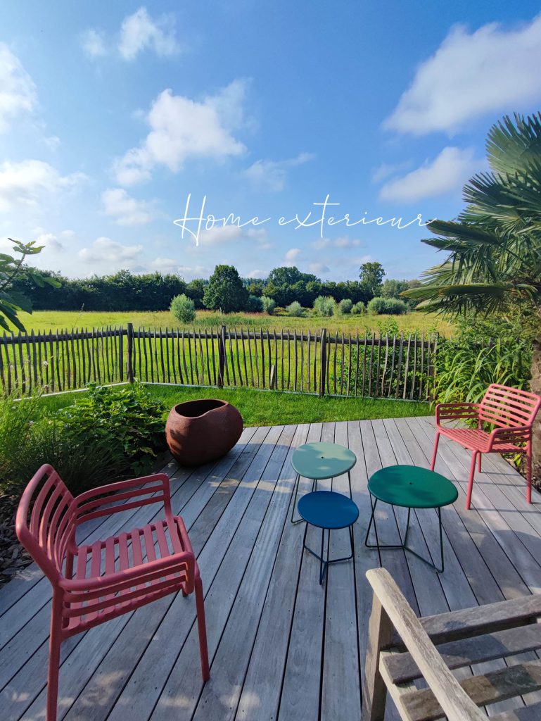 Conception d’un jardin chic à la campagne à Santes