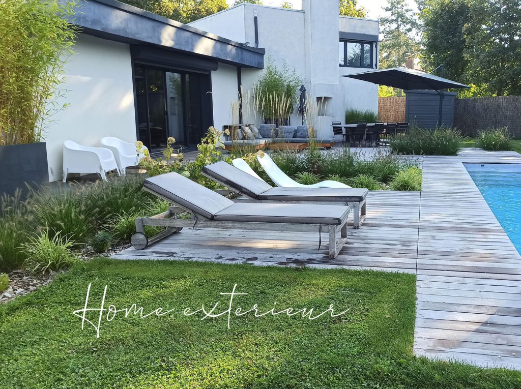 Implantation d’une piscine avec articulation terrasse à Cysoing