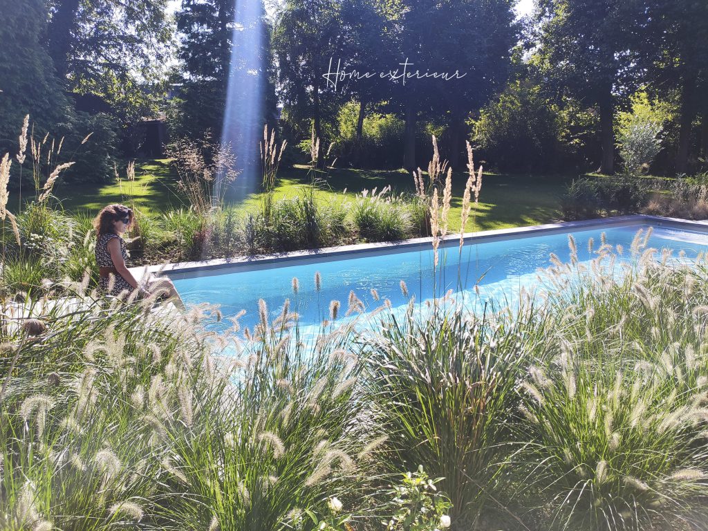 Articulation d’une piscine existante avec une maison individuelle à Bondues
