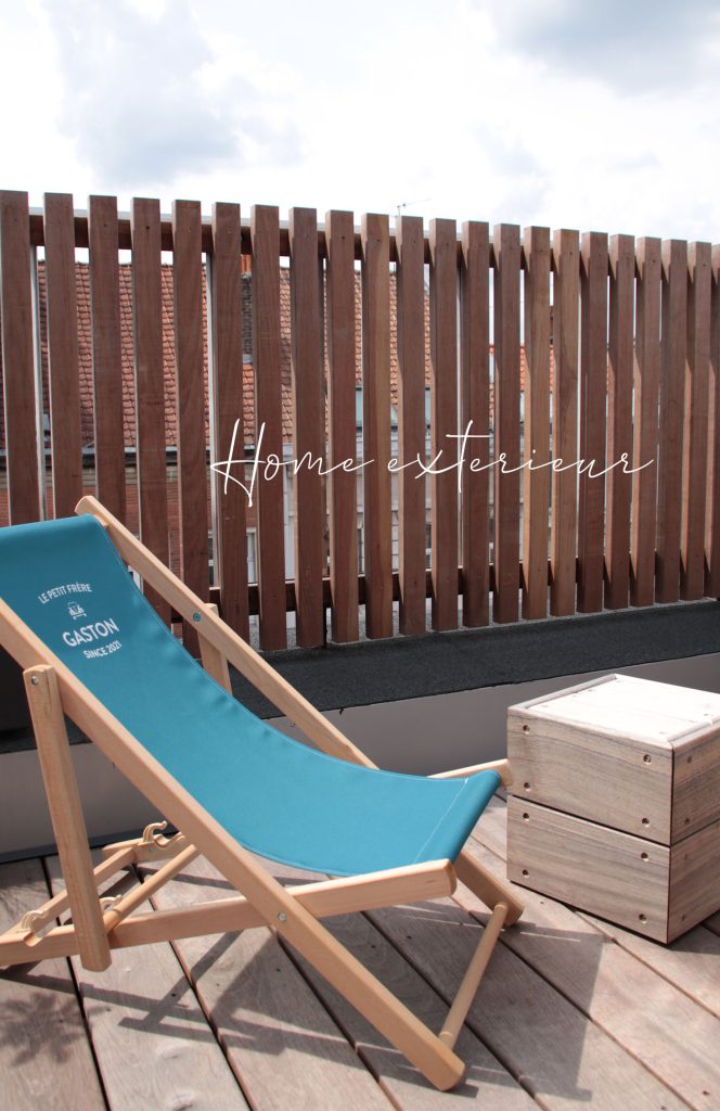 Aménagement d’une longue terrasse en étage à Lille