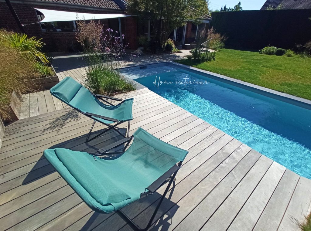 Création d’une terrasse à fleur d’eau à Lompret