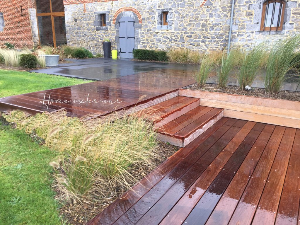 Création d’une terrasse à plusieurs niveaux à Cartignies