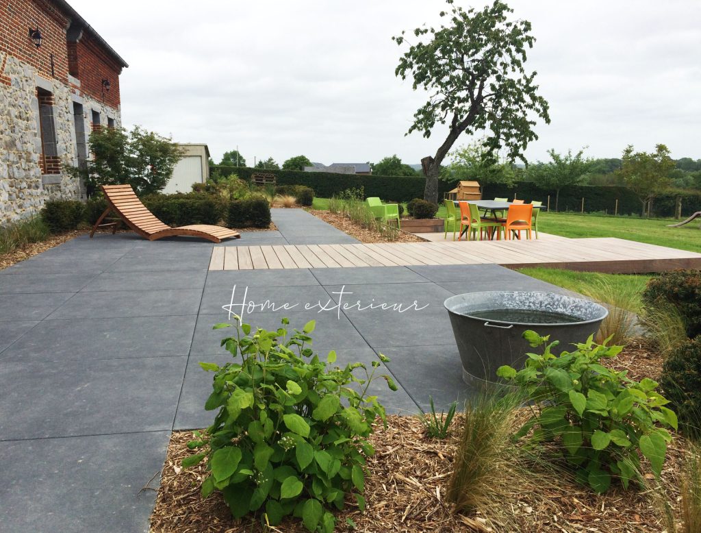 Création d’une terrasse à plusieurs niveaux à Cartignies