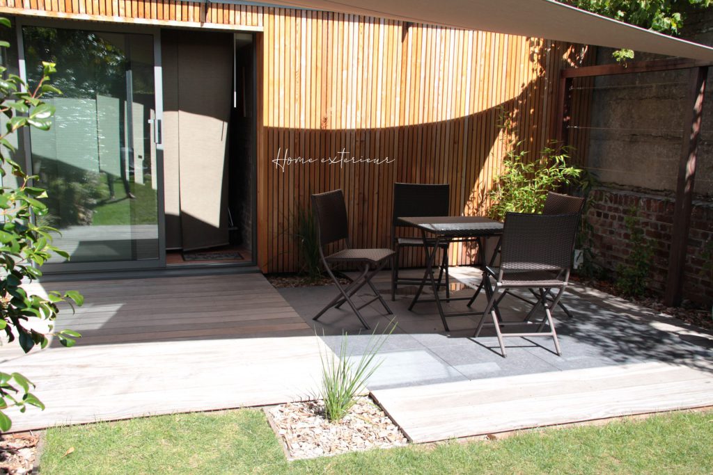 Aménagement d’un jardin de maison bel étage à Lambersart