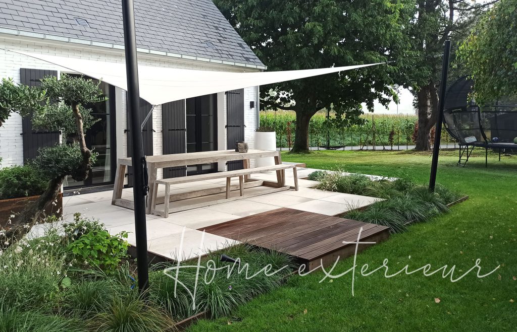 Agrandissement d’une terrasse en deux espaces à vivre à Bondues