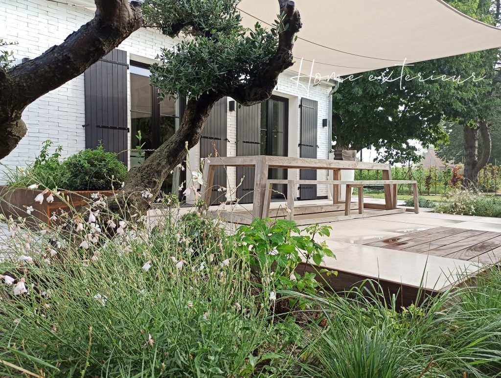 Agrandissement d’une terrasse en deux espaces à vivre à Bondues
