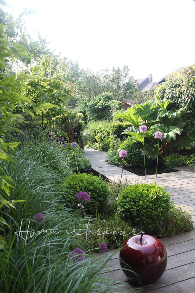 Conception originale d’un jardin long d’une maison 1930 à Lambersart
