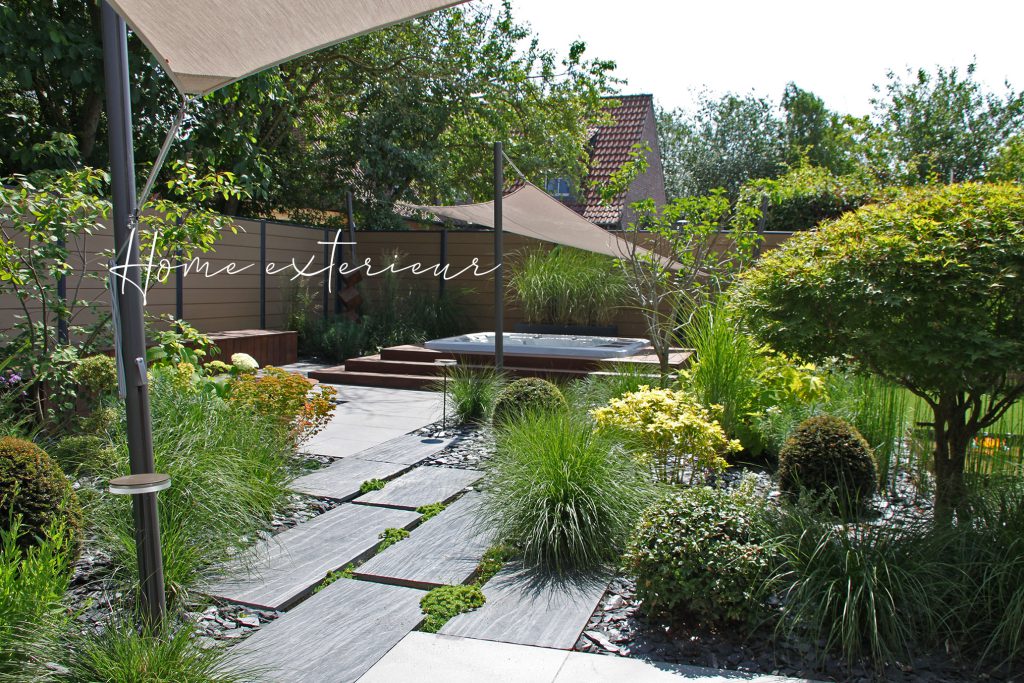 Création d’un espace spa extérieur à Linselles