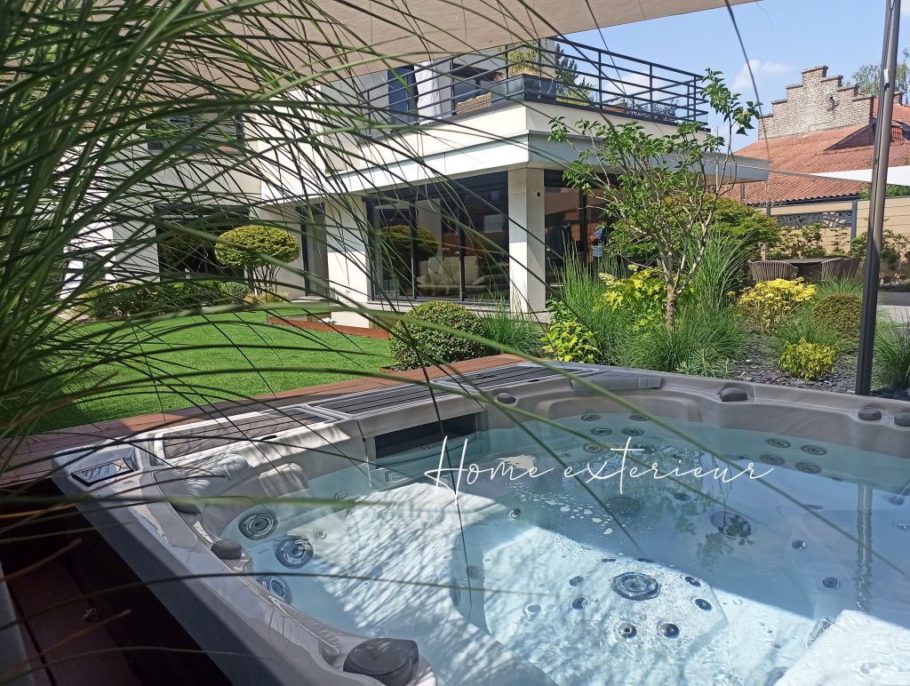 Création d’un espace spa extérieur à Linselles