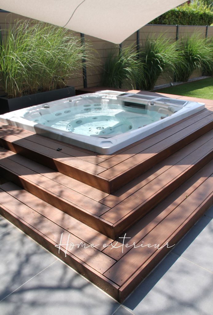 Création d’un espace spa extérieur à Linselles