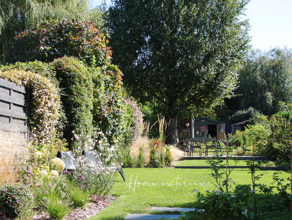 Conception d’un jardin long et légèrement en pente à Mouvaux